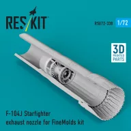   ResKit Models F-104J Starfighter exhaust nozzle (3D Printed) for Fine Molds 1:72 (RSU72-0338)