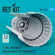   ResKit Models F-104J Starfighter exhaust nozzle (3D Printed) for Fine Molds 1:72 (RSU72-0338)
