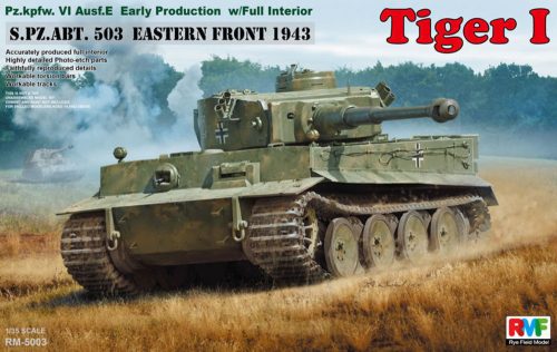 Rye Field Model Tiger I Early Production w/Full Interior 1:35 (RM-5003)
