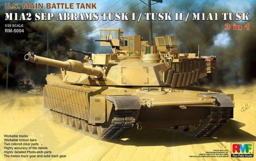 Rye Field Model M1A2 SEP Abrams Tusk I/Tusk II/M1A1 Tusk 1:35 (RM-5004)