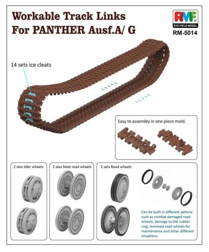 Rye Field Model Workable Track Links for Panther A/G 1:35 (RM-5014)