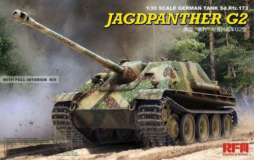 Rye Field Model Jagdpanther G2 with full interior&workab track links 1:35 (RM-5022)
