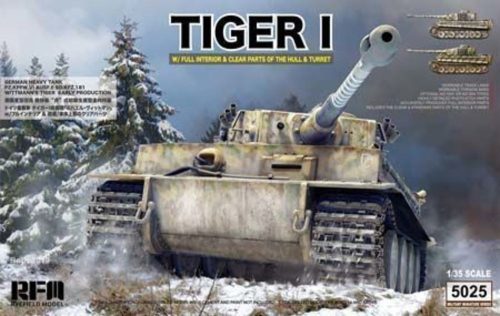 Rye Field Model TIGER EARLY PRODUCTION W/FULL INTERIOR 1:35 (RM-5025)