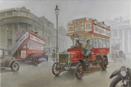Roden Type B Bus, LGOC, London, Early 1914 1:72 (739)