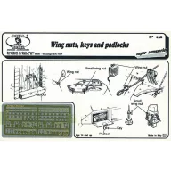 Royal Model Wing nuts, keys and padlock 1:35 (RM038)