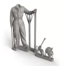 Royal Model U.S. mechanic 3D printed 1:35 (RM1010)