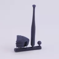   Royal Model Baseball accessories set 3D printed 1:16 (RM1019)
