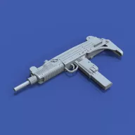   Royal Model Uzi submachine gun-1 pcs. 3D printed 1:16 (RM1028)