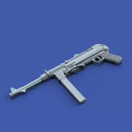   Royal Model MP40 - 1 pcs. 'closed stock' 3D printed 1:16 (RM1029)