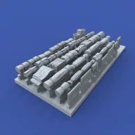 Royal Model Tentpaks and bedrolls 1:72 (RM1033)