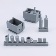 Royal Model Crates, cans and bottles 1:16 (RM1037)