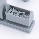 Royal Model Toolbox, oil cans and bucket 1:16 (RM1043)