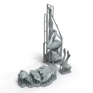 Royal Model Pin Up with legs up 1:35 (RM1081)