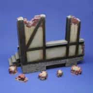 Royal Model German house ruin No.1 1:35 (RM1099)