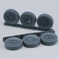   Royal Model Autoblinda AB41 'Libia' wheels set 1:35 (RM1155)