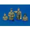 Royal Model Waffen SS Tiger I crew - 3/2 fig-WWII 1:35 (RM232)