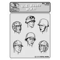 Royal Model U.S. Heads WWII 1:35 (RM302)