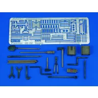 Royal Model Pz. III-IV Tools & Holders-WWII 1:35 (RM437)