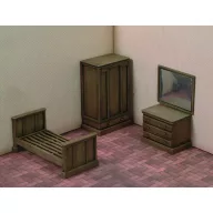 Royal Model Bedroom furniture 1:35 (RM555)