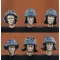 Royal Model Italian tankers heads-WWII 1:35 (RM606)