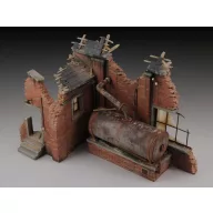 Royal Model Factory ruin with steam boiler 1:35 (RM656)