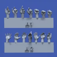 Royal Model Assorted hands set No.1 1:35 (RM839)