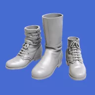   Royal Model Assorted German soldiers shoes & boots-WWII 1:35 (RM911)