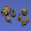 Royal Model Wicker Bottles and small barrels 1:16 (RM954)