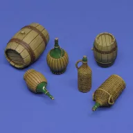 Royal Model Wicker Bottles and small barrels 1:16 (RM954)