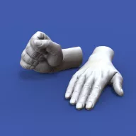 Royal Model Assorted hands set No. 1 1:16 (RM962)