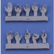 Royal Model Assorted hands set No. 1 1:16 (RM962)