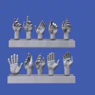 Royal Model Assorted hands set No. 5 1:16 (RM967)