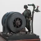 Royal Model German infantry soldier eating - WWII 1:35 (RM972)