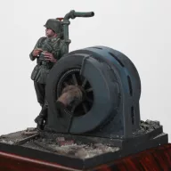   Royal Model German infantry soldier eating - WWII 1:35 (RM972)