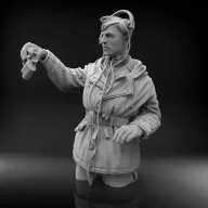   Royal Model German tanker in winter dress (Tiger I cupola not included) 1:16 (RM975B)