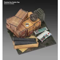 Royal Model Base with 105 mm Ammo with Cases cm4x4 (RM992)