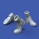 Royal Model German DAK boots-assorted positions-WWII 1:35 (RM995)