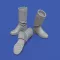 Royal Model German infantry boots-various positions-WWII (no.4) 1:35 (RM998)