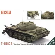   Skif T-55 'Bublina' tank with mine sweeper 1:35 (MK224)