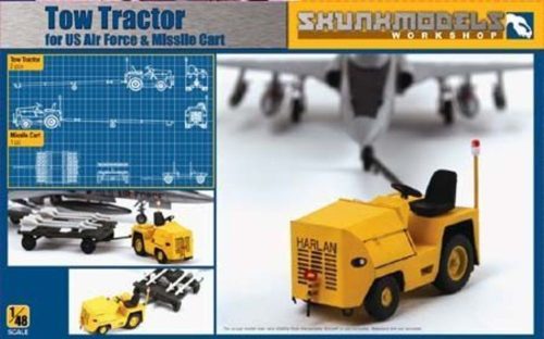 Skunkmodel USAF HARLON TOW TRACTOR W/ MISSILE TRAIL 1:48 (SW-48028)