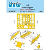   Special Hobby L-4 Grasshopper Inside/Outside MASK 1:48 (100-M48007)