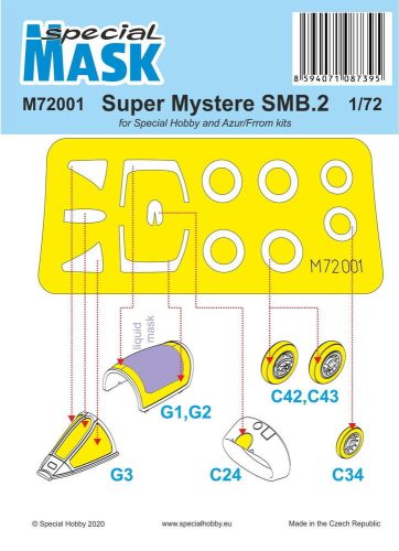 Special Hobby SMB-2 Super Mystere Mask 1:72 (100-M72001)