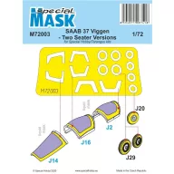   Special Hobby SAAB 37 Viggen Two Seater Mask 1:72 (100-M72003)