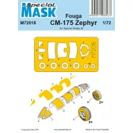 Special Hobby Fouga CM-175 Zephyr Mask 1:72 (100-M72018)