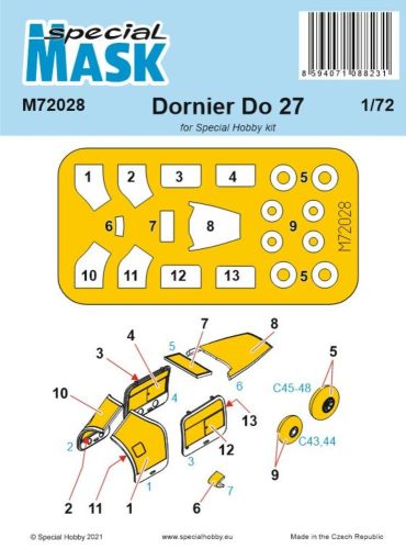 Special Hobby Dornier Do.27 Mask 1:72 (100-M72028)
