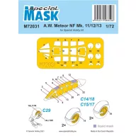   Special Hobby A.W. Meteor NF Mk.11/12/13 MASK 1:72 (100-M72031)