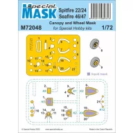   Special Hobby Spitfire Mk.22/24 and Seafire Mk.46/47 MASK 1:72 (100-M72048)