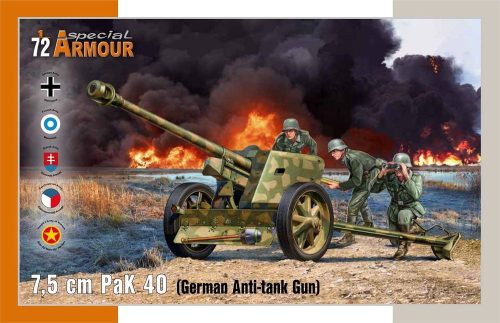 Special Hobby 7,5 cm PaK 40 German Anti-tank Gun 1:72 (100-SA72025)
