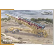   Special Hobby Rheinbote German WWII tactical ground to ground V-4 Rocket with Launcher 1:72 (100-SA72028)