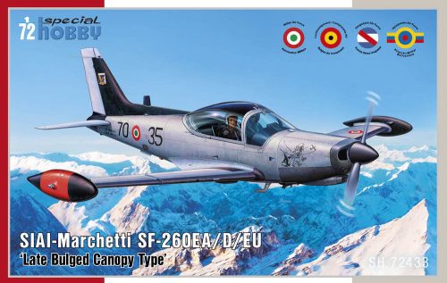 Special Hobby SIAI-Marchetti SF-260EA/D/EU  Late Bulged Canopy Type 1:72 (100-SH72433)